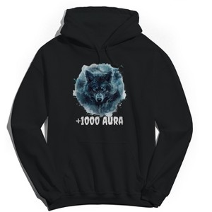 Rerun Island Men's 1000 Aura Long Sleeve Graphic Cotton Sweatshirt Hoodie - 1 of 4
