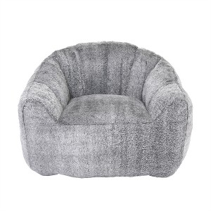 XINGHANZHENXUAN Oversized Bean Bag Chair with Armrests, High-Density Foam Filled Lazy Sofa for Adults & Kids, Removable Washable Cover - 1 of 4