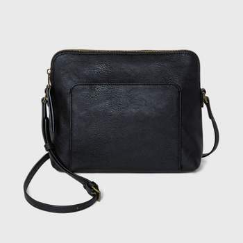 Saddle Crossbody Bag - A New Day™ Black