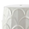 Seina 17" Garden Stool - ACS4594 - Indoor/Outdoor - Cream - Safavieh - 4 of 4