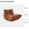 GustoWave Single Memory Foam Bean Bag Chair for Living Room Bedroom Office - 2 of 4