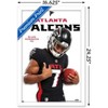 Trends International NFL Atlanta Falcons - Bijan Robinson Feature Series 24 Framed Wall Poster Prints - 3 of 4