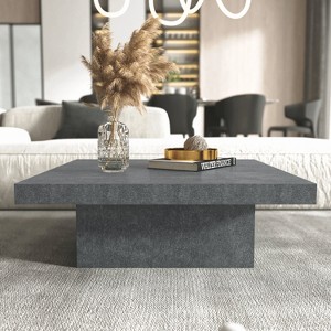 Galano Carmelo Coffee Table - Grey Stone - 1 of 4