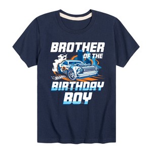 Boys' - Hot Wheels - Brother Of Birthday Boy Short Sleeve Graphic T-Shirt - 1 of 3