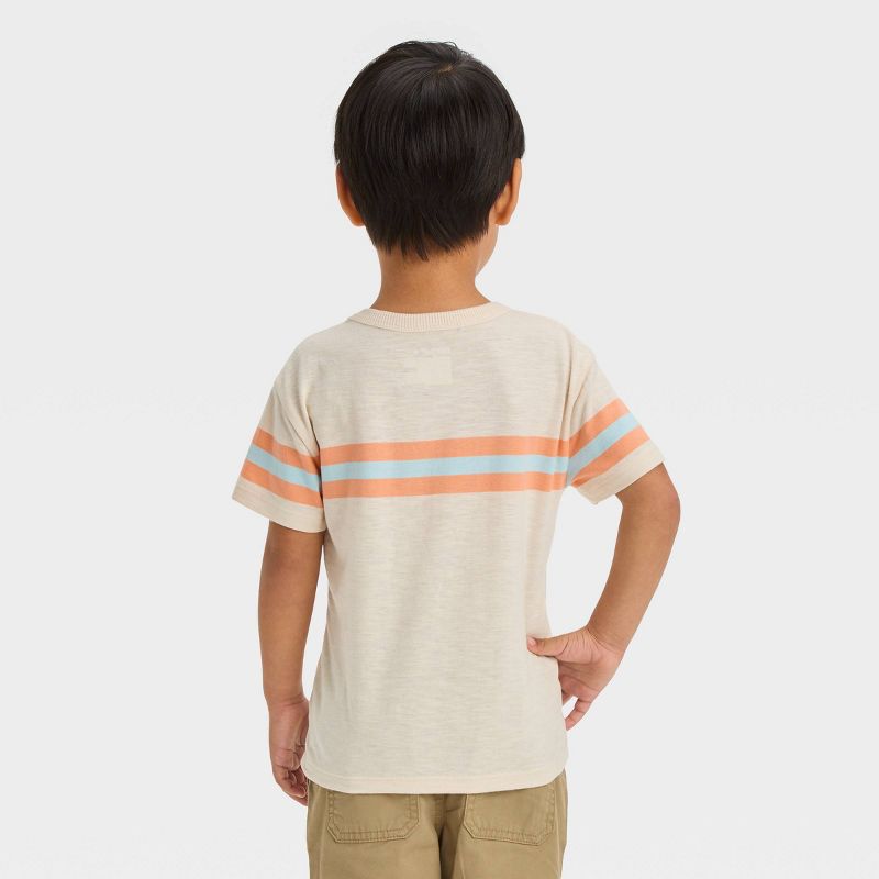 Toddler Boys' Short Sleeve Chest Striped Pocket T-Shirt - Cat & Jack™, 3 of 7