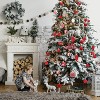 Christmas Ball Ornaments Set, 65 pcs Shatterproof Xmas Balls Decorative Hanging Ornaments Assorted Set for Xmas Tree Holiday Garland Decor - 2 of 4