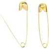 Juvale 400-Count Safety Pins - Large Safety Pins for Garment Repair, Quilting, Jewelry Making, Gold - 1.7 x 0.4 inches - 3 of 3