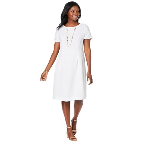 Jessica London Women's Plus Size Linen Fit & Flare Dress : Target