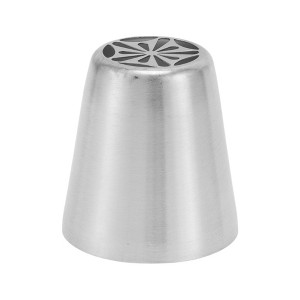 Unique Bargains Piping Tip 304 Stainless Steel Silver Tone 0.98"x1.46"x1.65" 1 Pcs - 1 of 3