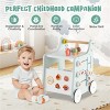 KTMBDW 2-in-1 Baby Walker with 8 Fun Activities (Dessert Sorter/Adjustable Clock/Maze) + Side Shop Window (Role Play)for 10-12 Months 1 2 3 Years Old - 4 of 4