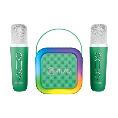 RockJam RJKSK-BK Premium Performer 100 watt Bluetooth karaokemachine & PA- systeem met twee karaoke-microfoons