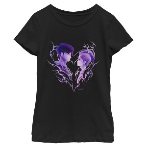Girls KPop Demon Hunters Jinu and Rumi Love T Shirt - 1 of 4