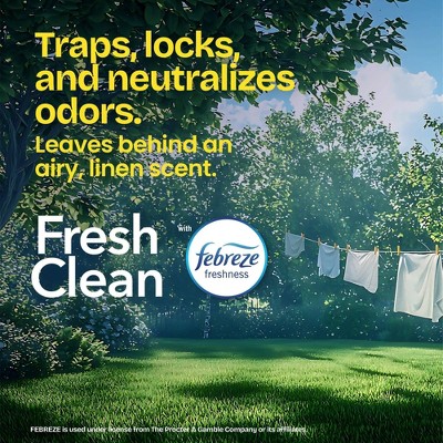 Glad Tall Kitchen Drawstring Trash Bags OdorShield - Febreze Fresh Clean - Gray - 50ct/13gal
