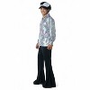 California Costumes Silver Mirrorball Disco Shirt and Hat Adult Kit - 4 of 4
