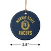 Murray State University Racers Logo Porcelain Holiday Christmas Tree Ornament - 3 of 4