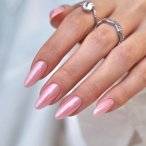 BTArtboxnails Lotus Glazed Almond Nails - Press On Nails - 1 of 4