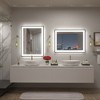 Apmir Super Bright Front & Back LED Lighted Anti-Fog Aluminum Alloy Framed Tempered Glass Bathroom/Vanity Mirror with ETL & 3-Year Warranty - 4 of 4