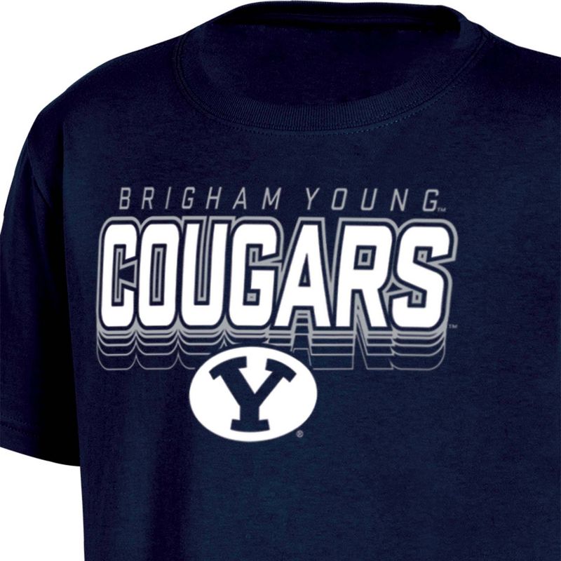 NCAA BYU Cougars Boys&#39; Core T-Shirt, 3 of 4