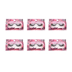 IONI Lash PINK BOUDOIR Crisscross Cateye with Clear Band(Pack of 6) - 1 of 4