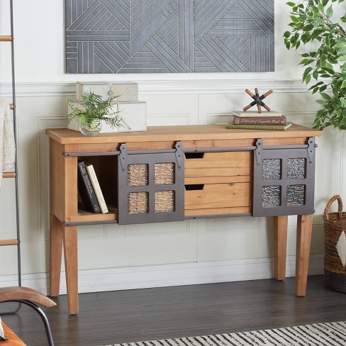 Dark brown on sale hallway table