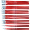 Jack Richeson White Synthetic Brush Classroom Pack, Assorted Brush Types, Long Handle, Assorted Sizes, Pack of 36 - 3 of 3