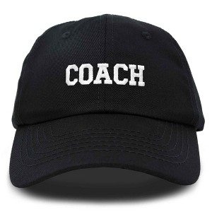 Dalix Coach Embroidered Sports League Baseball Cap Adjustable Dad Hat Mens - 1 of 4