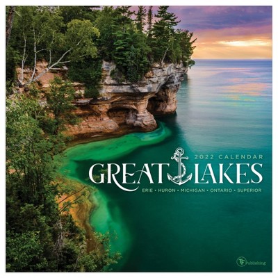 2022 Wall Calendar Great Lakes - The Time Factory