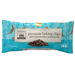 Endangered Species Chocolate Premium Baking Chips 48% Milk Chocolate - 10oz - 1 of 4