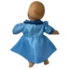 Doll Clothes Superstore Blue Spring Coat Fits 14-15 Inch Baby Dolls - 4 of 4