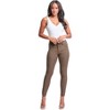 YMI Women's Hyper Stretch Mid-Rise 5 Pocket Slim Fit Skinny Jeans - 2 of 4