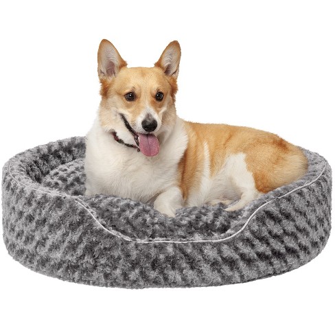 Furhaven Ultra Plush Oval Dog Bed Extra Large Gray Target