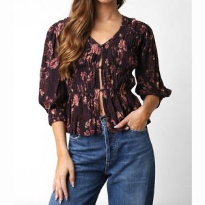 Women's Reese Top - OLIVACEOUS - 1 of 3