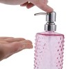Unique Bargains Elegant Polka Dot Pattern Soap Pump Dispenser for Bathroom 16.9oz 1 Pc - 3 of 4