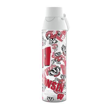 NCAA Wisconsin Badgers Tervis All Over Venture Water Bottle - 24oz