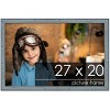 PosterPalooza | Textured Blue Picture Frame - UV Acrylic, Backing Board, Hanging Hardware Included - 2 of 4