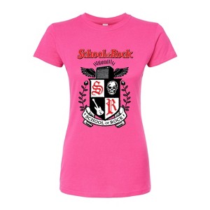 Women's - School of Rock - School Crest Fitted Graphic T-Shirt - 1 of 2