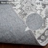 Vintage Boho Rugs for Living Room Machine Washable Area Rug Low Pile Stain-Resistant Throw Rug - 3 of 4