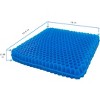 5 Star Super Deals Ergonomic Gel Honeycomb Cushion 2.4" Cooling Comfort with NonSlip Orthopedic Pressure Relief for Sciatica Tailbone BackPain Relief - 4 of 4