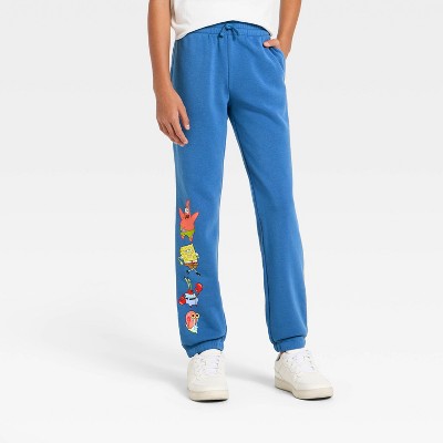SpongeBob SquarePants Boys Jogger Sweatpants – Black, Sizes 4-20, Brand New With Tags