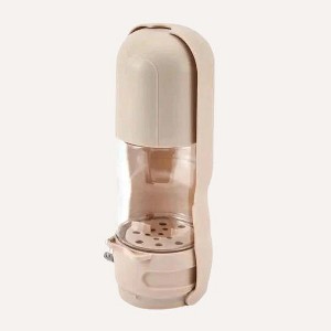 2-in-1 Pet Water Bottle with Treat Compartment - Travel & Training Size + Leakproof 350mL  - Tilley + Me - 1 of 4