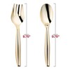 Smarty Had A Party Gold Plastic Serving Flatware Set - 60 Pairs - 2 of 4