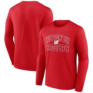 NCAA Wisconsin Badgers Men's Long Sleeve T-Shirt - 1 of 3