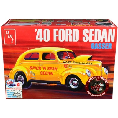 Skill 2 Model Kit 1940 Ford Sedan Gasser "Original Art Series" 3 in 1 Kit 1/25 Scale Model by AMT