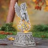 Collections Etc Enchanting Sitting Cherub on Solar Powered Ball Garden Sculpture - 2 of 2