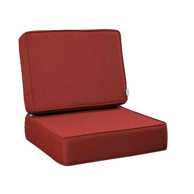 ARTPLAN Deep Seat Outdoor Cushion,Set 24"x24"x6" ,18x24" Bench Outdoor Chair Cushions, for Patio Furniture Square