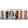 Ekouaer Women Tank Maternity Dress Sleeveless Ribbed Knit Pregnancy Dresses Round Neck Pregnant Loungewear - 4 of 4