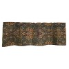 RLF Home 100% Cotton High Quality Espadas Tailored Window Valance with 1.5" Rod Pocket 50" W X 12" L Hunter - 3 of 4