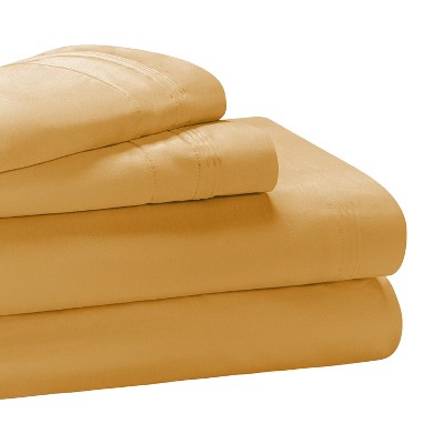 Luxury Cotton 650 Thread Count Solid Deep Pocket Sheet Set by Blue Nile Mills