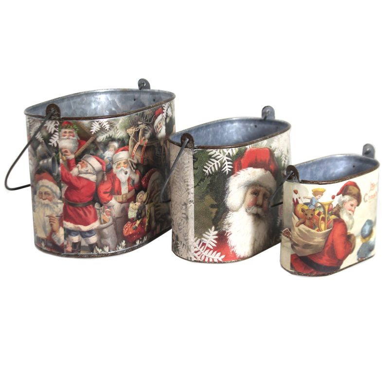 Christmas Merry Christmas Buckets Primitives By Kathy  -, 2 of 4