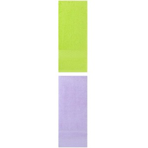 REGALWOVEN Solid Textured Absorbent Soft Decorative Hand Towel Set 13" x 30"/14" x 30" 2 Pcs - 1 of 4